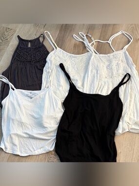 Bundle of (X) American Eagle Spaghetti Strap Tank Tops | Size XS neutral comfy